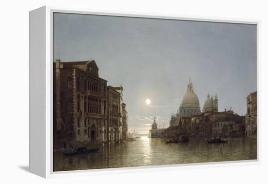 The Grand Canal by Moonlight-Henry Pether-Framed Premier Image Canvas