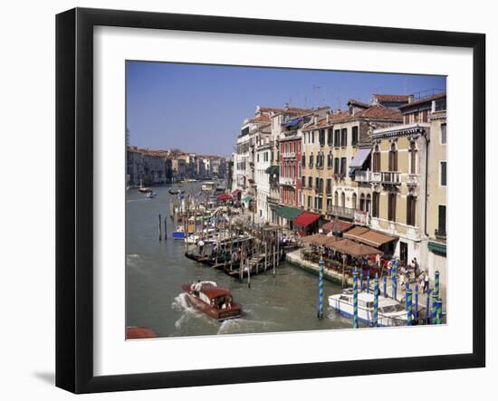 The Grand Canal from the Rialto Bridge, Venice, Veneto, Italy-Gavin Hellier-Framed Photographic Print