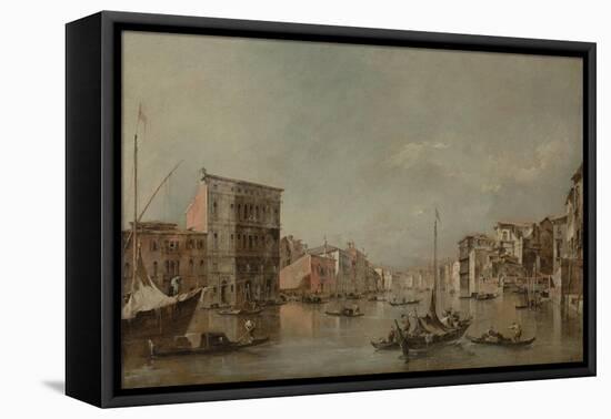 The Grand Canal in Venice with Palazzo Bembo, c.1768-Francesco Guardi-Framed Premier Image Canvas