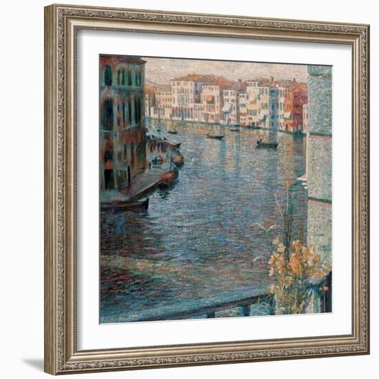 The Grand Canal in Venice-Boccioni Umberto-Framed Giclee Print