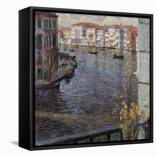 The Grand Canal in Venice-Umberto Boccioni-Framed Premier Image Canvas