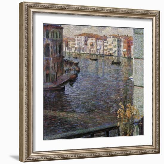 The Grand Canal in Venice-Umberto Boccioni-Framed Giclee Print