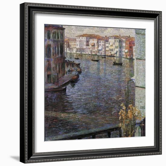 The Grand Canal in Venice-Umberto Boccioni-Framed Giclee Print