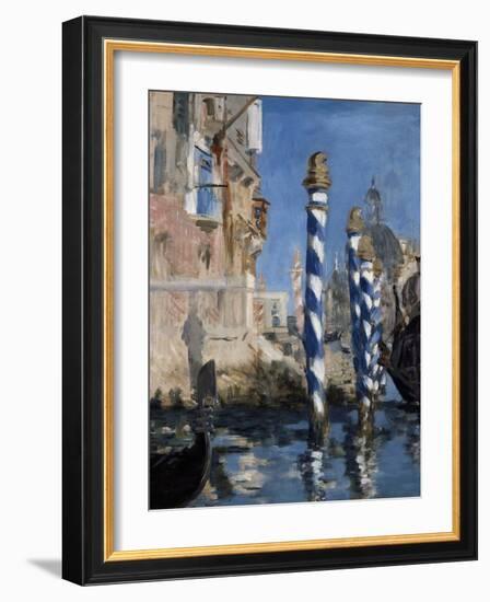 The Grand Canal of Venice or Blue Venice by Edouard Manet-null-Framed Photographic Print