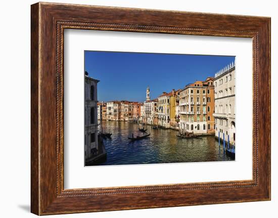 The Grand Canal of Venice, UNESCO World Heritage Site, Veneto, Italy, Europe-Marco Brivio-Framed Photographic Print