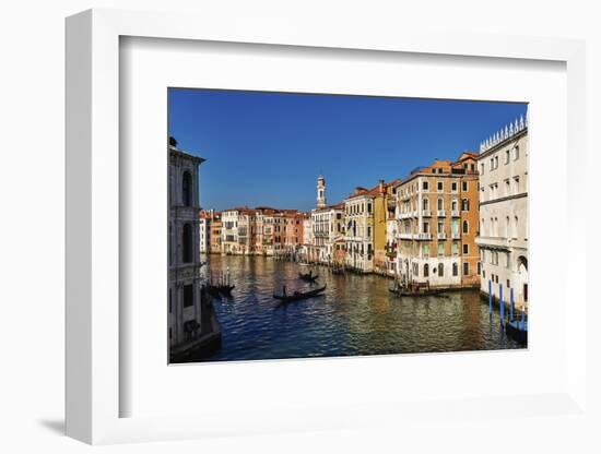 The Grand Canal of Venice, UNESCO World Heritage Site, Veneto, Italy, Europe-Marco Brivio-Framed Photographic Print