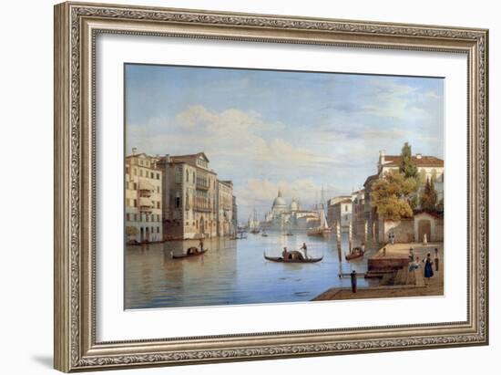 The Grand Canal, Venice, 1847-Salomon Corrodi-Framed Giclee Print