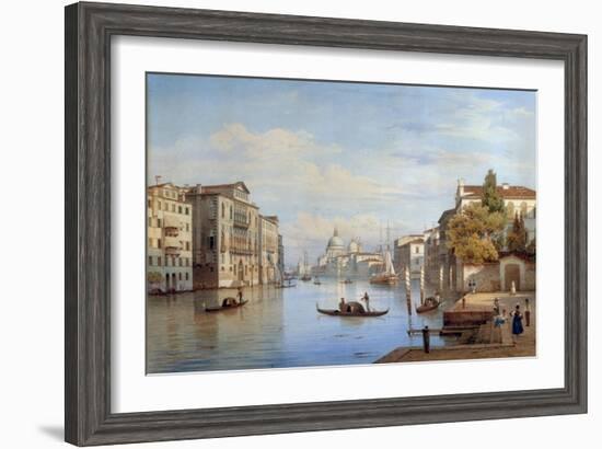 The Grand Canal, Venice, 1847-Salomon Corrodi-Framed Giclee Print