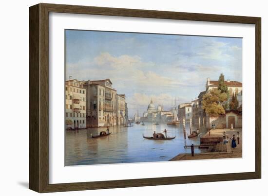 The Grand Canal, Venice, 1847-Salomon Corrodi-Framed Giclee Print