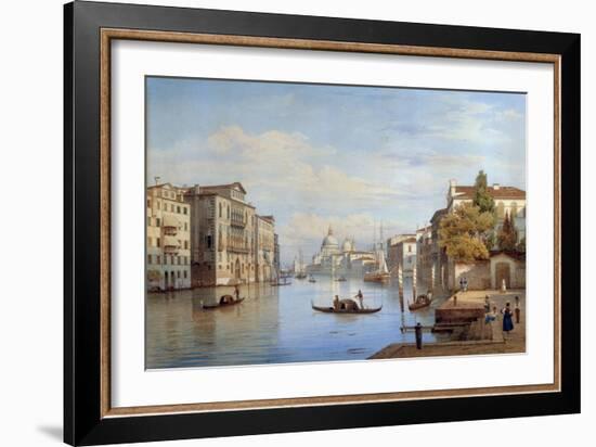 The Grand Canal, Venice, 1847-Salomon Corrodi-Framed Giclee Print