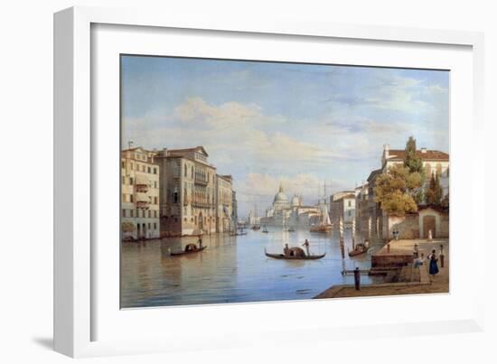 The Grand Canal, Venice, 1847-Salomon Corrodi-Framed Giclee Print