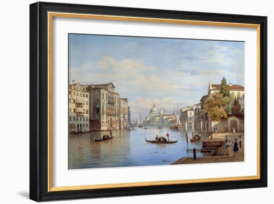 The Grand Canal, Venice, 1847-Salomon Corrodi-Framed Giclee Print