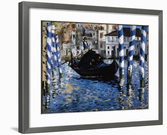 The Grand Canal, Venice, 1875-Edouard Manet-Framed Giclee Print