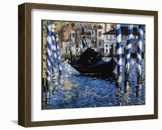 The Grand Canal, Venice, 1875-Edouard Manet-Framed Giclee Print