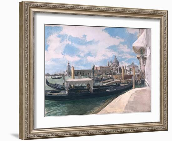 The Grand Canal, Venice, 1888-Jean-Louis Ernest Meissonier-Framed Giclee Print