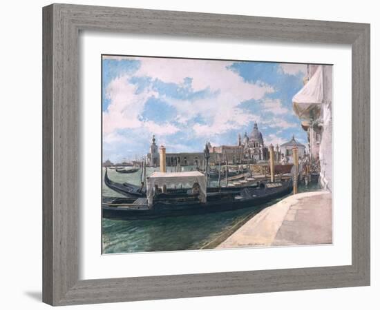 The Grand Canal, Venice, 1888-Jean-Louis Ernest Meissonier-Framed Giclee Print