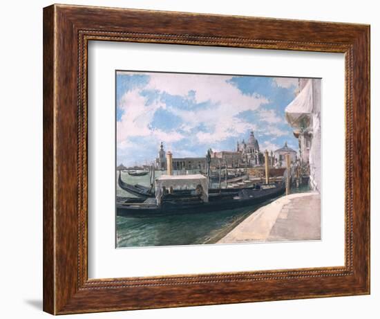 The Grand Canal, Venice, 1888-Jean-Louis Ernest Meissonier-Framed Giclee Print