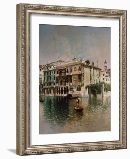 The Grand Canal, Venice, 1890-Robert Frederick Blum-Framed Giclee Print