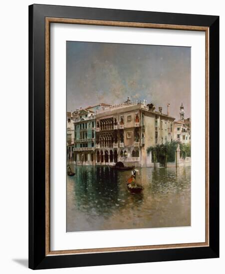 The Grand Canal, Venice, 1890-Robert Frederick Blum-Framed Giclee Print