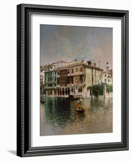 The Grand Canal, Venice, 1890-Robert Frederick Blum-Framed Giclee Print