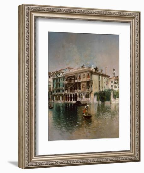 The Grand Canal, Venice, 1890-Robert Frederick Blum-Framed Giclee Print