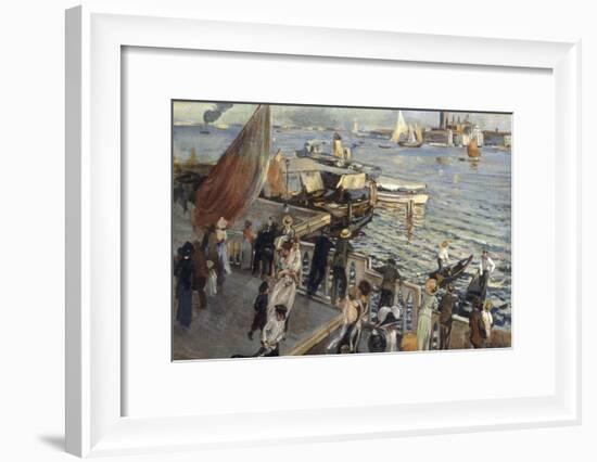 The Grand Canal, Venice, 1894-Ettore Tito-Framed Giclee Print