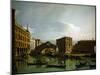The Grand Canal, Venice, 18Th Century (Painting)-Bernardo Bellotto-Mounted Giclee Print