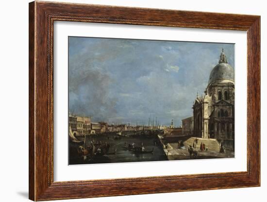 The Grand Canal, Venice, C.1760-Francesco Guardi-Framed Giclee Print