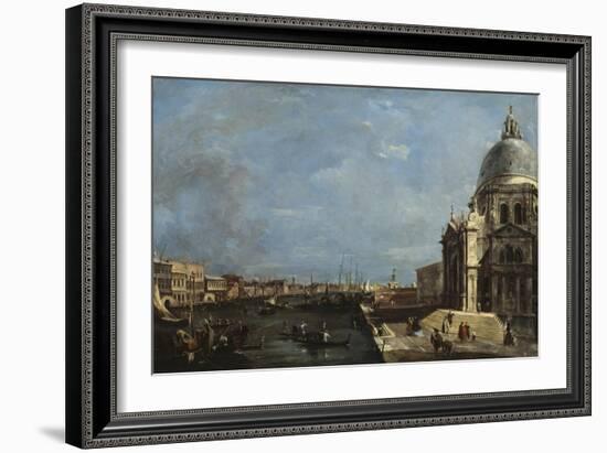 The Grand Canal, Venice, C.1760-Francesco Guardi-Framed Giclee Print