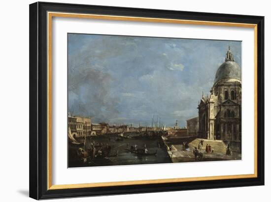 The Grand Canal, Venice, C.1760-Francesco Guardi-Framed Giclee Print