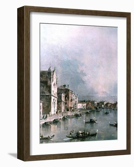 The Grand Canal, Venice, C1732-1790-Francesco Guardi-Framed Giclee Print