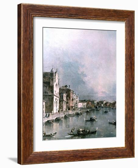 The Grand Canal, Venice, C1732-1790-Francesco Guardi-Framed Giclee Print