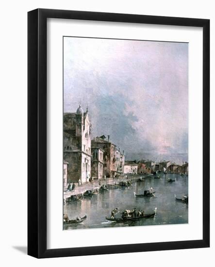 The Grand Canal, Venice, C1732-1790-Francesco Guardi-Framed Giclee Print