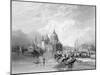 The Grand Canal, Venice, Engraved by J. Thomas, C.1829 (Engraving)-Charles Bentley-Mounted Giclee Print