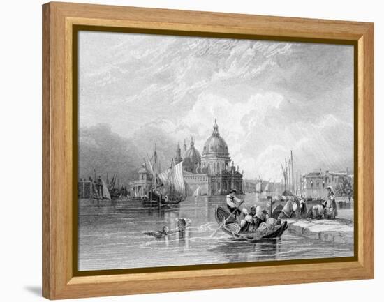 The Grand Canal, Venice, Engraved by J. Thomas, C.1829 (Engraving)-Charles Bentley-Framed Premier Image Canvas