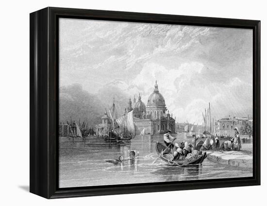 The Grand Canal, Venice, Engraved by J. Thomas, C.1829 (Engraving)-Charles Bentley-Framed Premier Image Canvas