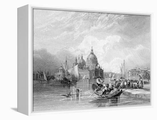 The Grand Canal, Venice, Engraved by J. Thomas, C.1829 (Engraving)-Charles Bentley-Framed Premier Image Canvas