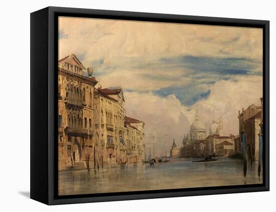 The Grand Canal, Venice, Italy, 1826-27-Richard Parkes Bonington-Framed Premier Image Canvas