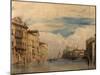 The Grand Canal, Venice, Italy, 1826-27-Richard Parkes Bonington-Mounted Giclee Print
