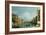 The Grand Canal Venice Looking East from the Campo Di San Vio-Canaletto-Framed Giclee Print