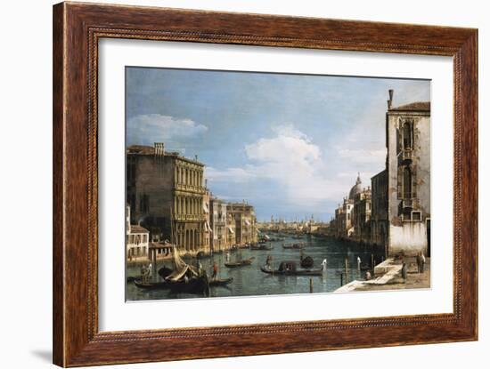 The Grand Canal, Venice, Looking East from the Campo Di San Vio-Arnold Boonen-Framed Giclee Print