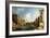 The Grand Canal, Venice, Looking East from the Campo Di San Vio-Canaletto-Framed Giclee Print