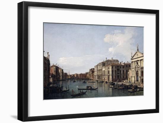 The Grand Canal, Venice, Looking South-East from San Stae to the Fabbriche Nuove Di Rialto-Canaletto-Framed Giclee Print