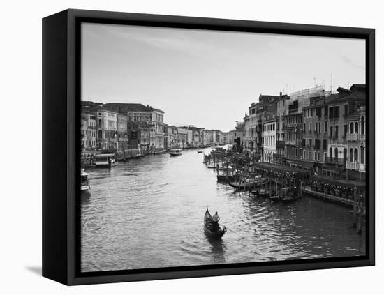 The Grand Canal, Venice, UNESCO World Heritage Site, Veneto, Italy, Europe-Amanda Hall-Framed Premier Image Canvas