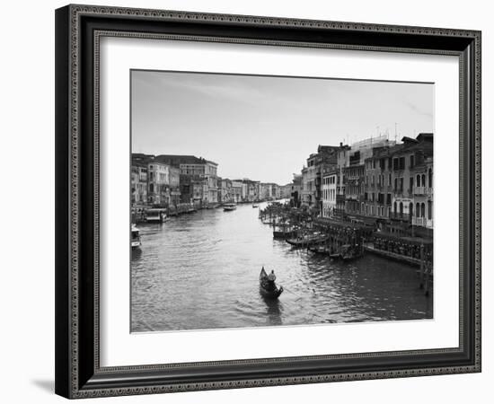 The Grand Canal, Venice, UNESCO World Heritage Site, Veneto, Italy, Europe-Amanda Hall-Framed Photographic Print