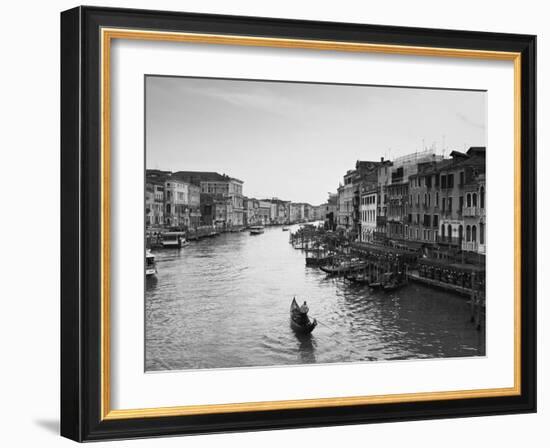 The Grand Canal, Venice, UNESCO World Heritage Site, Veneto, Italy, Europe-Amanda Hall-Framed Photographic Print