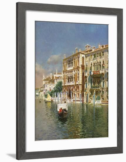 The Grand Canal, Venice-Rubens Santoro-Framed Premium Giclee Print