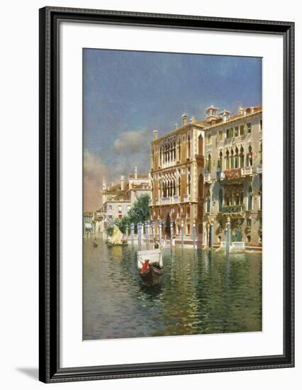 The Grand Canal, Venice-Rubens Santoro-Framed Premium Giclee Print