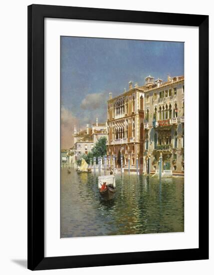 The Grand Canal, Venice-Rubens Santoro-Framed Premium Giclee Print