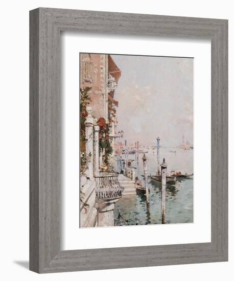 The Grand Canal, Venice-Franz Richard Unterberger-Framed Giclee Print